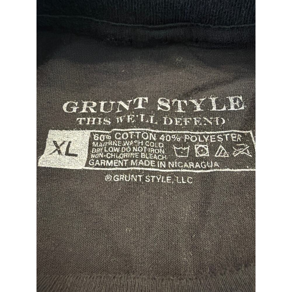 Grunt Style  Mom Defined Boyfriend Fit  Black tee.  XL - Picture 6 of 9